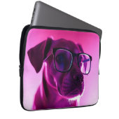 Cooler Hund mit Sonnenbrille Laptopschutzhülle (Vorne Rechts)