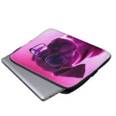 Cooler Hund mit Sonnenbrille Laptopschutzhülle (Vorne Knopf)