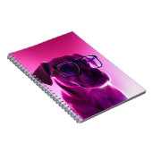 Cooler Hund mit Sonnenbrille Notizblock (Rechte Seite)