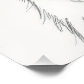 Cooler Hund mit Sonnenbrille Poster (Ecke)