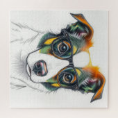 Cooler Hund mit Sonnenbrille Puzzle (Horizontal)