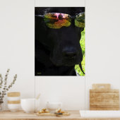 Cooler Hund Poster (Küche)