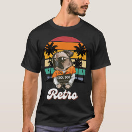 Cooler Hund : Retro T-Shirt