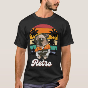Cooler Hund : Retro T-Shirt
