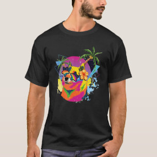 Cooler Hund Retro Vintager Tier Hund Shiba Inu Shi T-Shirt