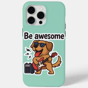Cooler Hund Rocking Gitarre Sticker   Phantastisch Case-Mate iPhone Hülle