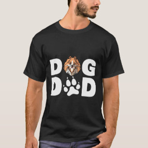 Cooler Hund Vater Hund je Vater Spitz Hund T-Shirt