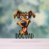 Cooler Hund Vater Wortart Acrylschild (Neutral)