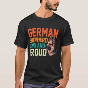 Cooler Hundebesitzer Stolz Deutscher Schäferhund B T-Shirt
