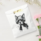 Cooler Hundekopfhörer Niedlich Haustiere Schwarzwe Geschenktütchen (Versiegelt)