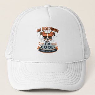 Cooler Hundeunterhalt Truckerkappe