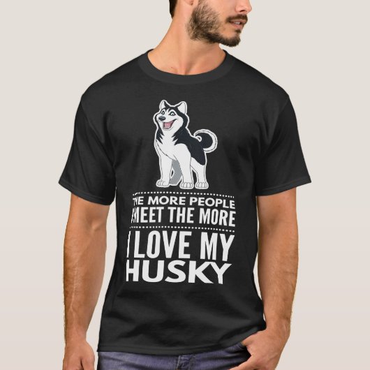 Cooler Husky für Frauen Männer und Kinder T-Shirt (Vorderseite)