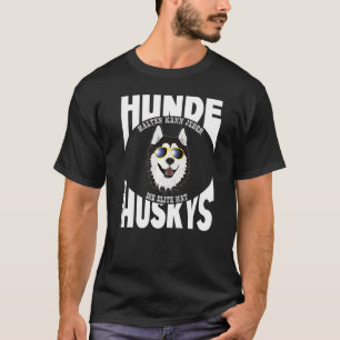 Cooler Husky mit Sonnenbrille Schlittenhund Nordic T-Shirt