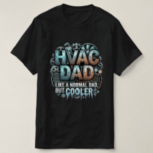 Cooler HVAC Vater-Tag HVAC-Techniker Dad T-Shirt