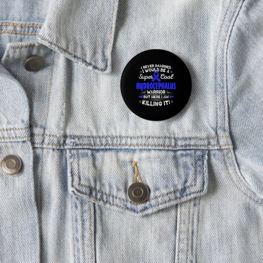 Cooler Hydrocephalus Warrior Hydrocephalus Button (Beispiel)