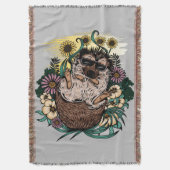 Cooler Igel Decke (Vorderseite Vertikal)