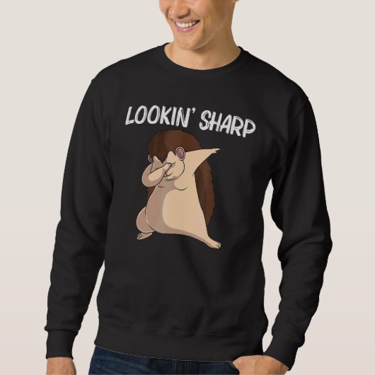 Cooler Igel für Damen und Herren Spiny Quills Gard Sweatshirt (Vorderseite)