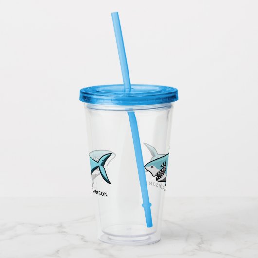 Cooler individuelle Name Acryltrinkbecher (Links)