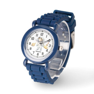 Cooler Individuelle Name Astronautenjunge Armbanduhr