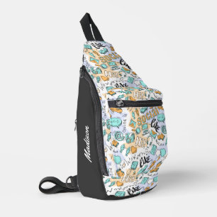 Cooler individuelle Name für Social Media Crossbody Bag