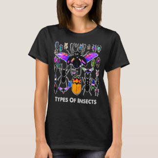 Cooler Insektensammler von bunten Bugs für Bug hun T-Shirt