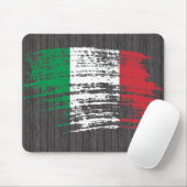 Cooler italienischer Flaggenentwurf Mousepad (Mit Mouse)