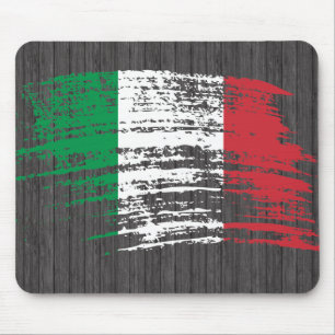 Cooler italienischer Flaggenentwurf Mousepad