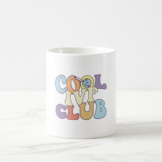 Cooler IVF Club IVF Mama Vater Transfer Day Surrog Kaffeetasse (Mittel)