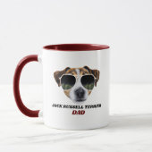 Cooler Jack Russell Terrier Vater Vatertag Hunde Tasse (Links)