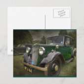 cooler Jahrgangswagen Vintage Postkarte (Vorne/Hinten)