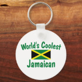 Cooler Jamaikaner Schlüsselanhänger (Vorderseite)