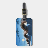 Cooler japanischer großer Brücke waterscape Gepäckanhänger (Vorderseite vertikal)