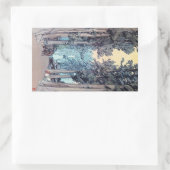 Cooler japanischer Klassiker Hiroshi Tada Rechteckiger Aufkleber (Tasche)