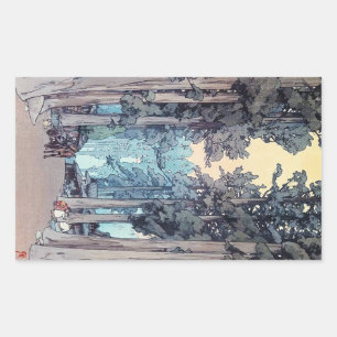 Cooler japanischer Klassiker Hiroshi Tada Rechteckiger Aufkleber