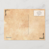 Cooler japanischer Mandarina-Entenschnee Postkarte (Rückseite)