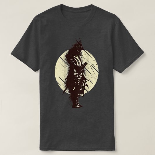 Cooler japanischer Samurai Warrior Backside T - Sh T-Shirt (Design vorne)