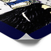 Cooler japanischer Ukiyo-e-legendärer Krieger Samu Poster (Ecke)