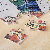 Cooler japanischer Ukiyo-e-legendärer Krieger Samu Puzzle (Seite)