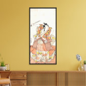 Cooler japanischer Vintager Ukiyo-e-Krieger Leinwanddruck (Insitu (Wohnzimmer))