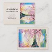 Cooler japanischer visitenkarte (Vorne/Hinten)