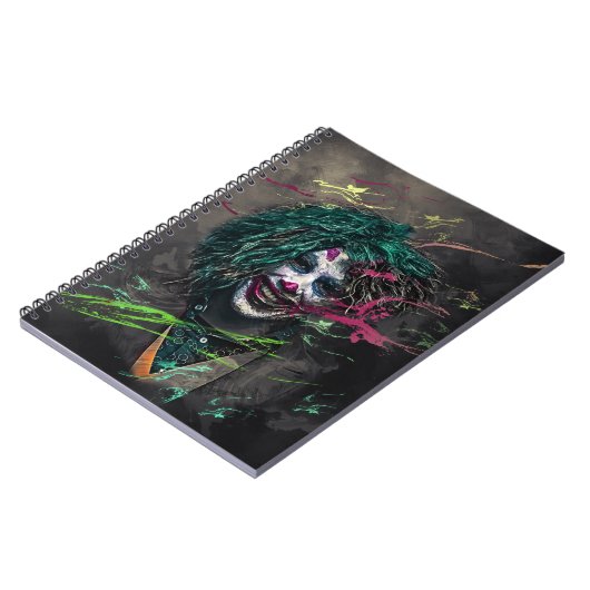 Cooler Joker Notizblock (Linke Seite)