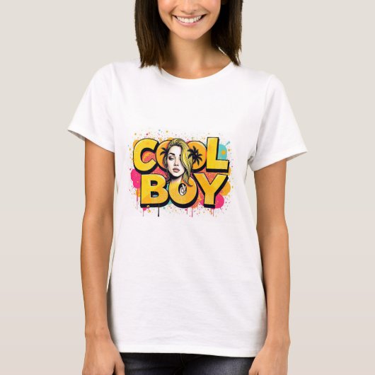 Cooler Junge T-Shirt (Vorderseite)