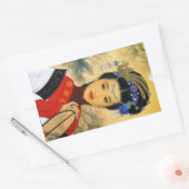 Cooler junger wunderschöner chinesischer Prinz Guo Rechteckiger Aufkleber (Umschlag)