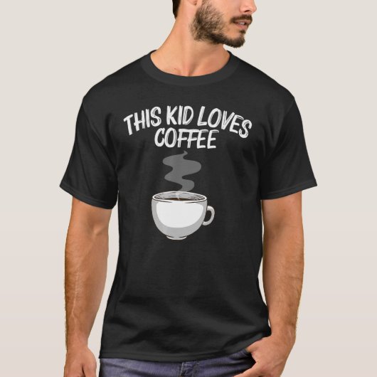 Cooler Kaffee für Kleinkinder Kindercup Kaffee Bar T-Shirt (Vorderseite)