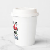 cooler Kaffee Weihnachten Party Kunst Pappbecher (Links)