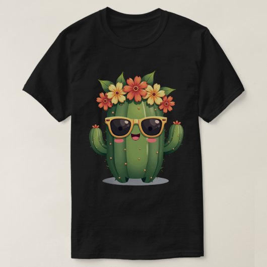 Cooler Kaktus T-Shirt (Design vorne)