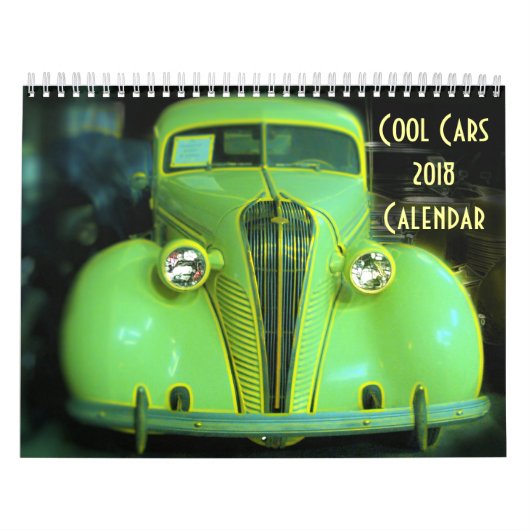 Cooler Kalender der Auto-2018 (Titelbild)
