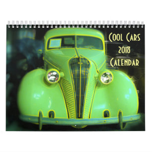 Cooler Kalender der Auto-2018