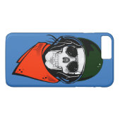 Cooler Kampfschädel Case-Mate iPhone Hülle (Rückseite (Horizontal))