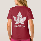 Cooler Kanada Hoodie Kid's Canada Souvenir Jacket T-Shirt (Rückseite)